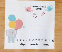 HKM-233427 Soft Baby Photo Blanket for Adorable Memories - 100 x 100 CM Photo Props