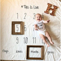 HKM-233427 Soft Baby Photo Blanket for Adorable Memories - 100 x 100 CM Photo Props