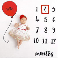 HKM-233427 Soft Baby Photo Blanket for Adorable Memories - 100 x 100 CM Photo Props