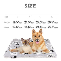 HKM-233555 Cozy Cartoon Lambskin Pet Blanket in Flannel and Cashmere