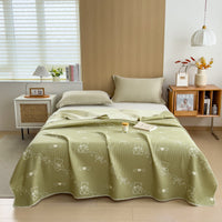 HKM-233619 Cotton Three-Layer Quilt and Blanket in Multiple Sizes for Modern Homes