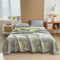 HKM-233619 Cotton Three-Layer Quilt and Blanket in Multiple Sizes for Modern Homes