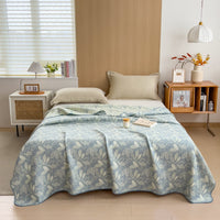 HKM-233619 Cotton Three-Layer Quilt and Blanket in Multiple Sizes for Modern Homes