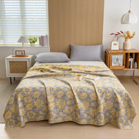 HKM-233619 Cotton Three-Layer Quilt and Blanket in Multiple Sizes for Modern Homes