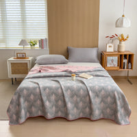 HKM-233619 Cotton Three-Layer Quilt and Blanket in Multiple Sizes for Modern Homes