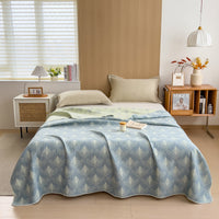 HKM-233619 Cotton Three-Layer Quilt and Blanket in Multiple Sizes for Modern Homes
