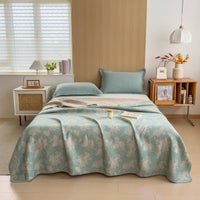 HKM-233619 Cotton Three-Layer Quilt and Blanket in Multiple Sizes for Modern Homes