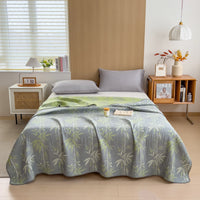 HKM-233619 Cotton Three-Layer Quilt and Blanket in Multiple Sizes for Modern Homes