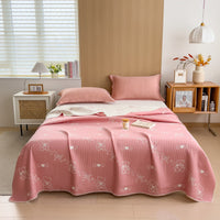 HKM-233619 Cotton Three-Layer Quilt and Blanket in Multiple Sizes for Modern Homes