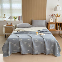 HKM-233619 Cotton Three-Layer Quilt and Blanket in Multiple Sizes for Modern Homes