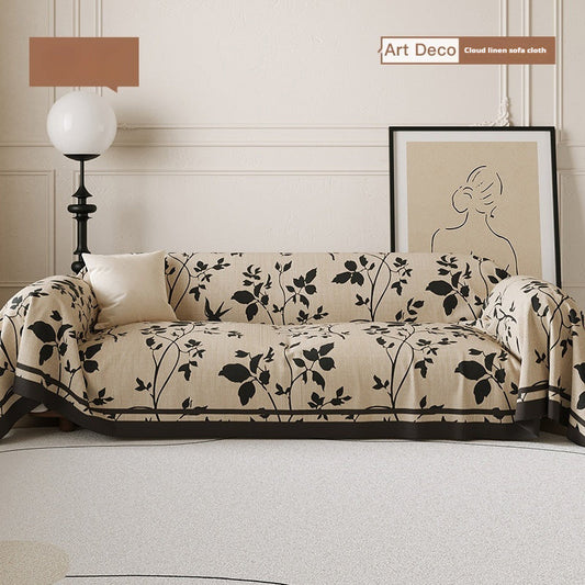 HKM-233683 Retro Four Seasons Non-slip Wear-resistant Sofa Cover in Multiple Sizes and Colors