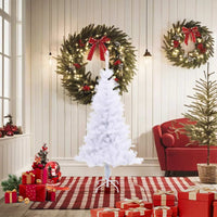 HKM-233747 150 cm Artificial Christmas Tree with Stand, 380 Branch Tips for Indoor Decoration