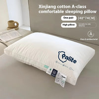 HKM-233747 Rectangular Cotton Fiber Pillow for Neck Protection, 8-12cm Height