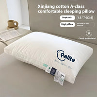 HKM-233747 Rectangular Cotton Fiber Pillow for Neck Protection, 8-12cm Height