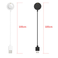 HKM-233811 ABS Charging Cable for Smart Watches - Compatible with 5E Models, Available in Black and White