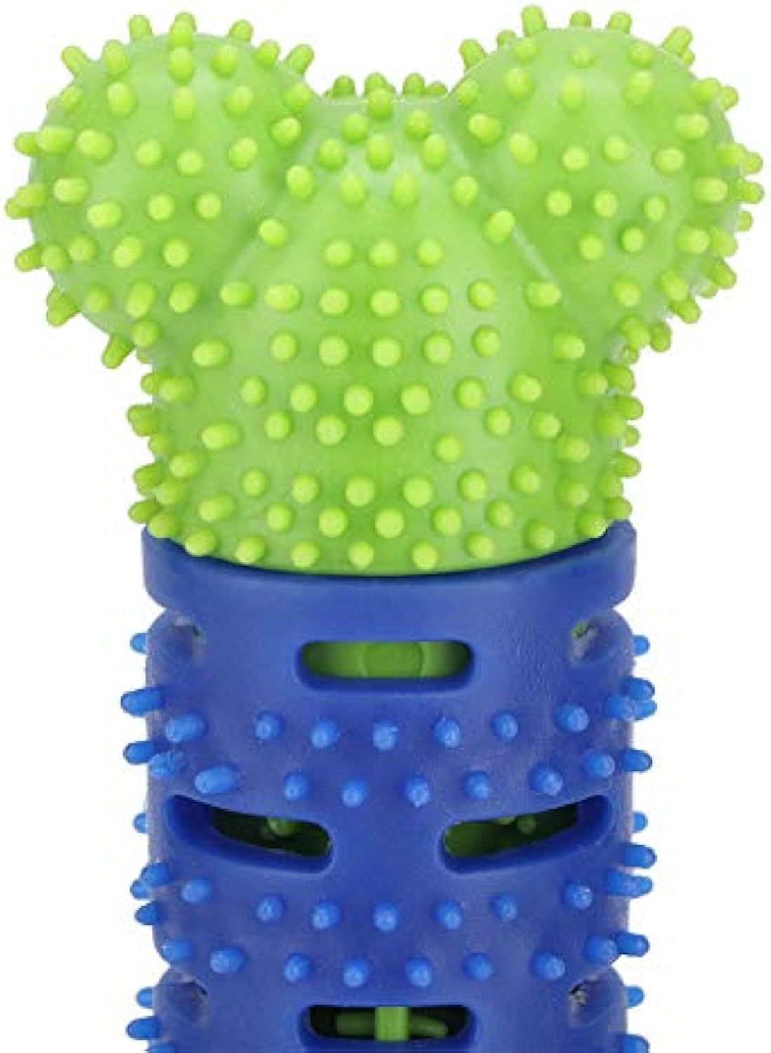 HKM-233811 Blue Green Pet Molar Tooth Cleaning Stick - Dog Toothbrush Toy for Dental Care