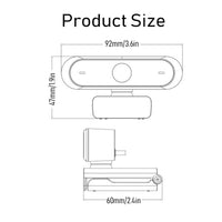 HKM-234131 1080P USB Conference Video Webcam with 2MP Resolution