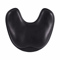 HKM-234131 360-Degree Rotating Memory Cotton Mouse Pad - Compact Black Design (12 x 11cm)