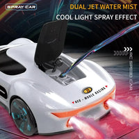 HKM-234195 2.4GHz Gesture Sensing Remote Control Electric Spray Stunt Car with Flashing Lights - Indoor/Outdoor RC Drift Vehicle