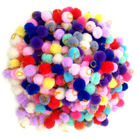HKM-234387 Cute Pet Mesh Ball Rubber Band Head Flower