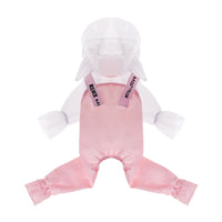 HKM-234387 Splashproof Casual Raincoat with Dog Horn Bib for Pets