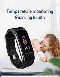 HKM-234451 Smart Bluetooth Electronic Watch with Luminous Display, Weather Forecast, Health Monitoring, and Waterproof Design