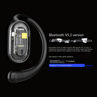 HKM-234515 Bone Conduction Sports Headphone with Digital Display and Long Battery Life