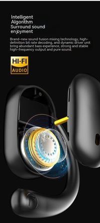 HKM-234515 Bone Conduction Sports Headphone with Digital Display and Long Battery Life
