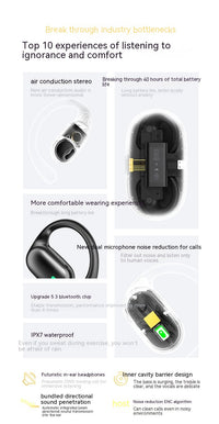 HKM-234515 Bone Conduction Sports Headphone with Digital Display and Long Battery Life