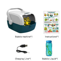 HKM-234579 Happy Fun Bubble Machine Camera for Kids with Light and Music - Perfect Outdoor Party Toy