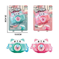 HKM-234579 Happy Fun Bubble Machine Camera for Kids with Light and Music - Perfect Outdoor Party Toy