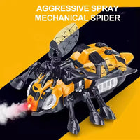 HKM-234771 Remote Control Dancing Honey Bee and Spider Toy with Light and Sound, Mist Spray Function