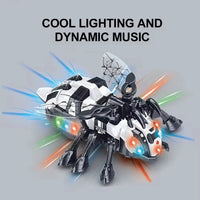 HKM-234771 Remote Control Dancing Honey Bee and Spider Toy with Light and Sound, Mist Spray Function