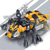 HKM-234771 Remote Control Dancing Honey Bee and Spider Toy with Light and Sound, Mist Spray Function
