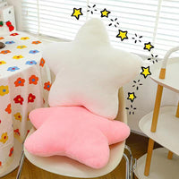 HKM-234899 Cartoon Star Pattern Pillow for Youth - Super Soft Plush, Available in Multiple Colors