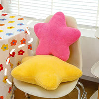 HKM-234899 Cartoon Star Pattern Pillow for Youth - Super Soft Plush, Available in Multiple Colors
