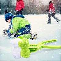 HKM-235027 Outdoor Snowball Maker Toy for Kids - Winter Fun Clip Mold - Age 2 and Up