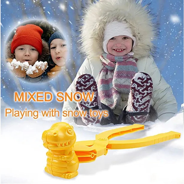 HKM-235027 Outdoor Snowball Maker Toy for Kids - Winter Fun Clip Mold - Age 2 and Up