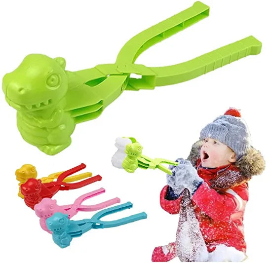 HKM-235027 Outdoor Snowball Maker Toy for Kids - Winter Fun Clip Mold - Age 2 and Up
