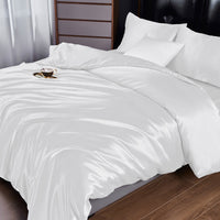 HKM-235091 Satin Silk-like Bedding Set, Four Pieces, 2.0m, Available in Multiple Colors