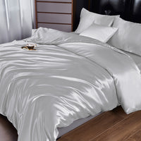 HKM-235091 Satin Silk-like Bedding Set, Four Pieces, 2.0m, Available in Multiple Colors