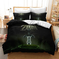 HKM-235091 Zelda Themed Bedding Set in 2 or 3 Piece Options, Multiple Sizes Available