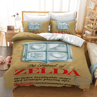 HKM-235091 Zelda Themed Bedding Set in 2 or 3 Piece Options, Multiple Sizes Available