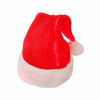 HKM-235219 Colorful Optical Fiber Flashing Hat - USB Powered, Red Luminous Design, 300 x 410mm