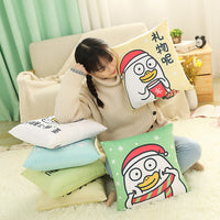 HKM-235219 Cute Plush Duck Pillow - Soft PP Cotton Filling, Short Plush Surface