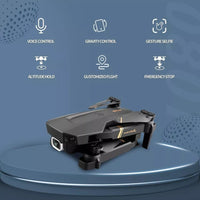 HKM-235283 Foldable Mini Drone with 1080P HD Camera, 3 Batteries, Remote-Controlled Quadcopter for Kids and Adults