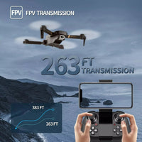 HKM-235283 Foldable Mini Drone with 1080P HD Camera, 3 Batteries, Remote-Controlled Quadcopter for Kids and Adults
