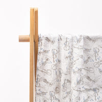 HKM-235347 Bamboo Cotton Newborn Baby Blanket and Bath Towel - Soft, Lightweight, Animal and Cartoon Patterns