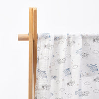 HKM-235347 Bamboo Cotton Newborn Baby Blanket and Bath Towel - Soft, Lightweight, Animal and Cartoon Patterns