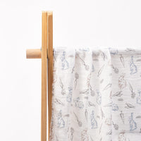 HKM-235347 Bamboo Cotton Newborn Baby Blanket and Bath Towel - Soft, Lightweight, Animal and Cartoon Patterns